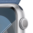 Apple Watch Series 9 GPS with Winter Blue Sport Loop - M/L (45mm Display, Silver Aluminium Case)_3