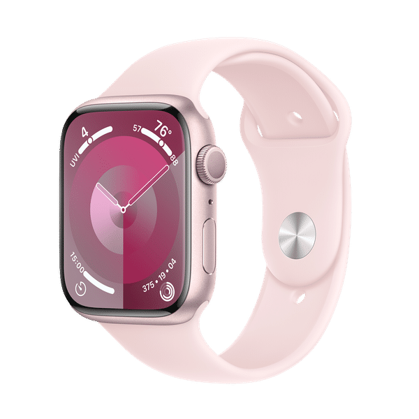 Apple Watch Series 9 GPS with Light Pink Sport Band - S/M (45mm Display, Pink Aluminium Case)_1