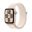 Apple Watch SE GPS with Starlight Sport Loop - S/M (40mm Display, Starlight Aluminium Case)_1