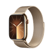 Apple Watch Series 9 GPS+Cellular with Gold Milanese Loop - M/L (45mm Display, Gold Stainless Steel Case)_1