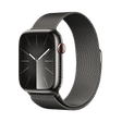 Apple Watch Series 9 GPS+Cellular with Graphite Milanese Loop - M/L (45mm Display, Graphite Stainless Steel Case)_1