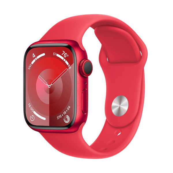Apple Watch Series 9 GPS+Cellular with Red Sport Band - S/M (41mm Display, Red Aluminium Case)_1