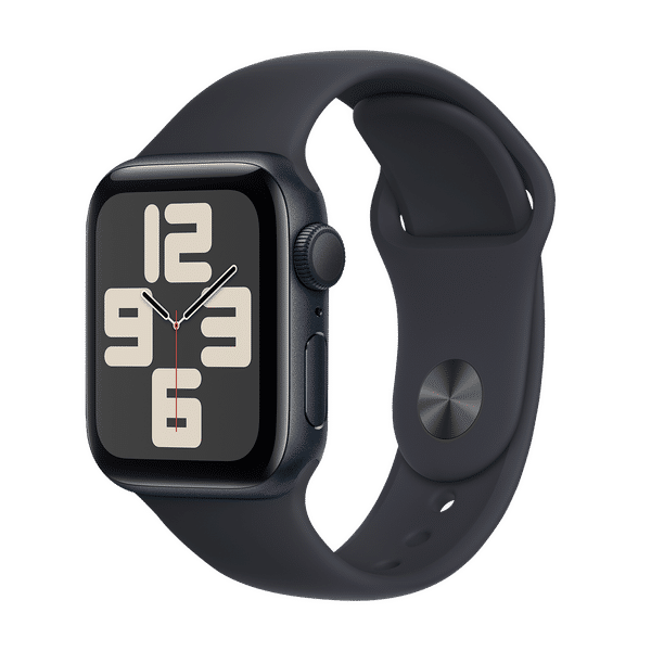 Apple Watch SE GPS with Midnight Sport Band - S/M (40mm Display, Midnight Aluminium Case)_1