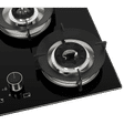 FABER SUPERIA HT764 BR AI Toughened Glass Top 4 Burner Automatic Gas Hob (Fully Concealed Drip Tray, Black)_3
