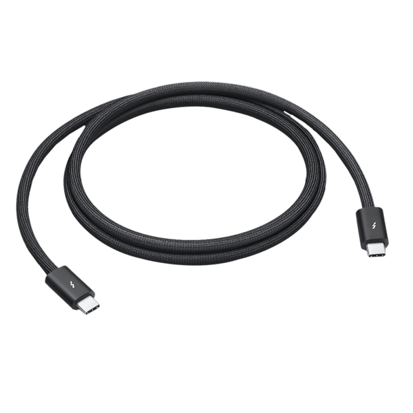 Apple Pro Type C to Type C 3.28 Feet (1M) Thunderbolt 4 Cable (40Gbps Data Transfer Speed, Black)_1