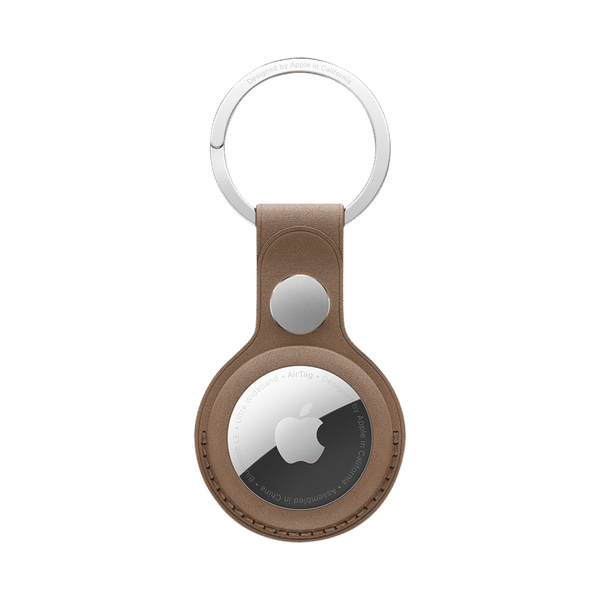Apple AirTag Key Ring (Snug Fit, MT2L3ZM/A, Taupe)_1