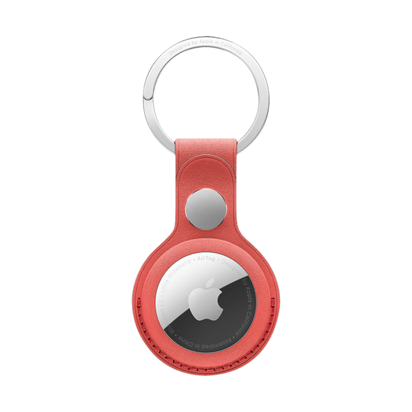 Apple AirTag Key Ring (Snug Fit, MT2M3ZM/A, Coral)_1