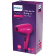 PHILIPS SalonDry Hair Dryer with 2 Heat Settings (Narrow Concentrator, Pink) _3