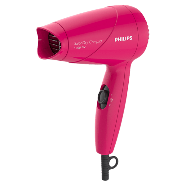 PHILIPS SalonDry Hair Dryer with 2 Heat Settings (Narrow Concentrator, Pink) _1