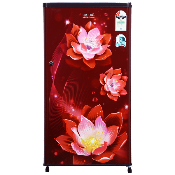 Croma 165 Litres 2 Star Direct Cool Single Door Refrigerator with Anti Fungal Gasket (CRLR165DCC250508, PCM Floral)_1
