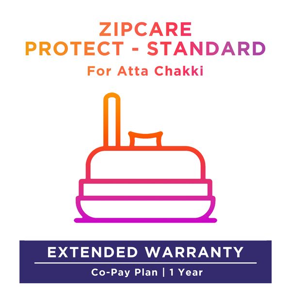 ZipCare Protect Standard 1 Year for Atta Chakki (Rs. 10000 - Rs. 15000)_1