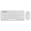 logitech Pebble 2 Wireless Keyboard and Mouse Combo (Quiet and Customizable, Tonal White)_1