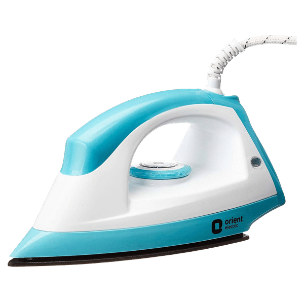 Orient Fabrijoy 1000 Watts Dry Iron (G Shaped Heating Element, DIFJ10BP, Turquoise Blue)_1