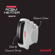 zunvolt 2000 Watts Processed Quartz Room Heater (Dual Heating Setting, Room Heater 2000W, White)_3
