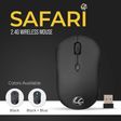 LAPCARE Safari 006 Wireless Optical Gaming Mouse with Silent Click Buttons (1600 DPI, Ergonomic Design, Black)_4