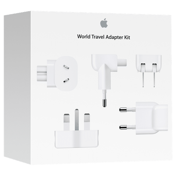 Apple Travel Adapter Kit (Set of Seven AC Plugs, MD837ZM/A, White)_1