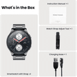 amazfit Pop 3R Smartwatch with Bluetooth Calling (36.32mm AMOLED Display, IP68 Water Resistant, Metallic Black Strap)_4