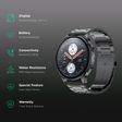 amazfit Pop 3R Smartwatch with Bluetooth Calling (36.32mm AMOLED Display, IP68 Water Resistant, Metallic Black Strap)_2