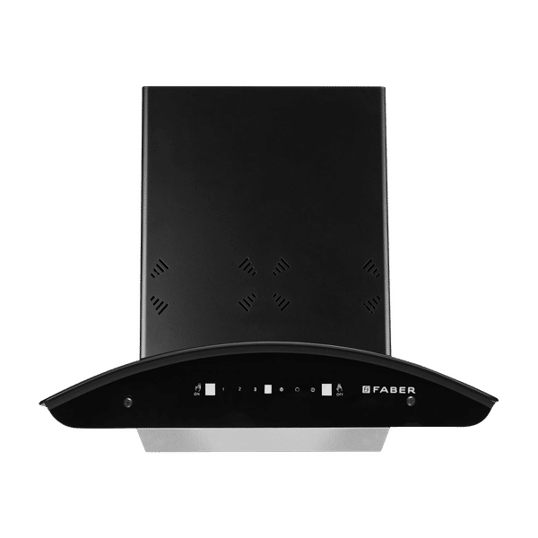 FABER Ellora 3D 60cm 1400m3/hr Ducted Auto Clean Wall Mounted Chimney with Baffle Filter (Black)_1