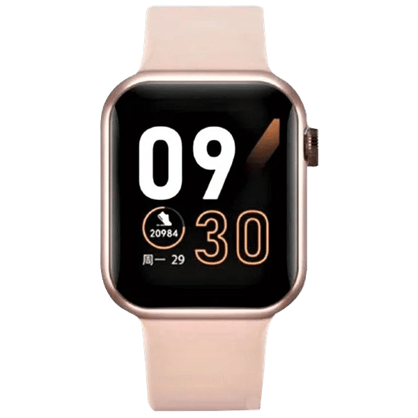 eOnz Elite Smartwatch with Activity Tracker (45.46mm AMOLED Display, IP68 Water Resistant, Rose Gold Strap)_1