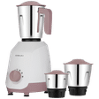 BAJAJ Ninja Series Gracio Lilac 500 Watt 3 Jars Mixer Grinder (20000 RPM, Pulse Mode, White and Lilac)_1