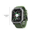 boAt Wave Armour Smartwatch with Bluetooth Calling (46.4mm HD Display, IP68 Sweat Resistant, Olive Green Strap)_3