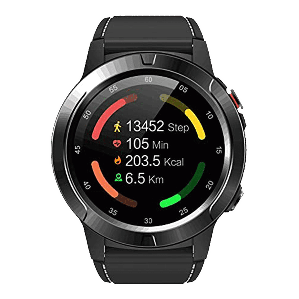 eOnz North Edge X-Trek 3 Smartwatch with Activity Tracker (33.02mm IPS Display, IP67 Waterproof, Black Strap)_1