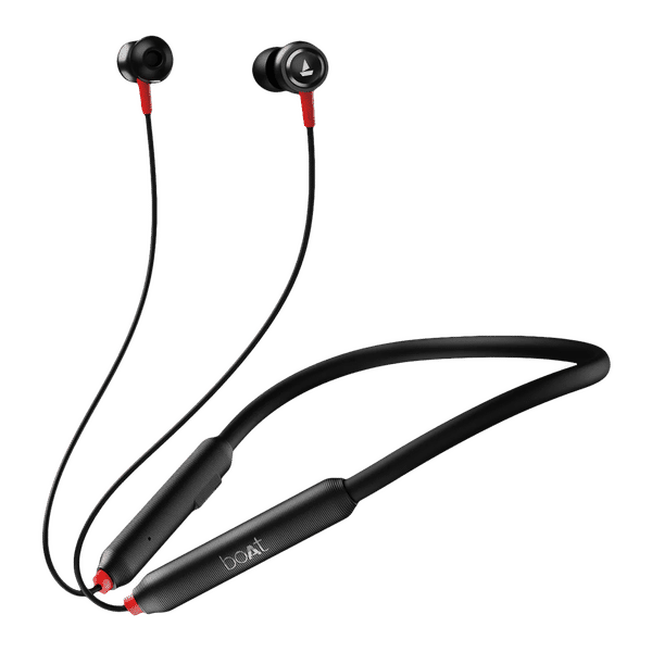 boAt Rockerz 185 Pro Neckband with Environmental Noise Cancellation (IPX4 Water Resistant, ASAP Charge, Fiery Black)_1