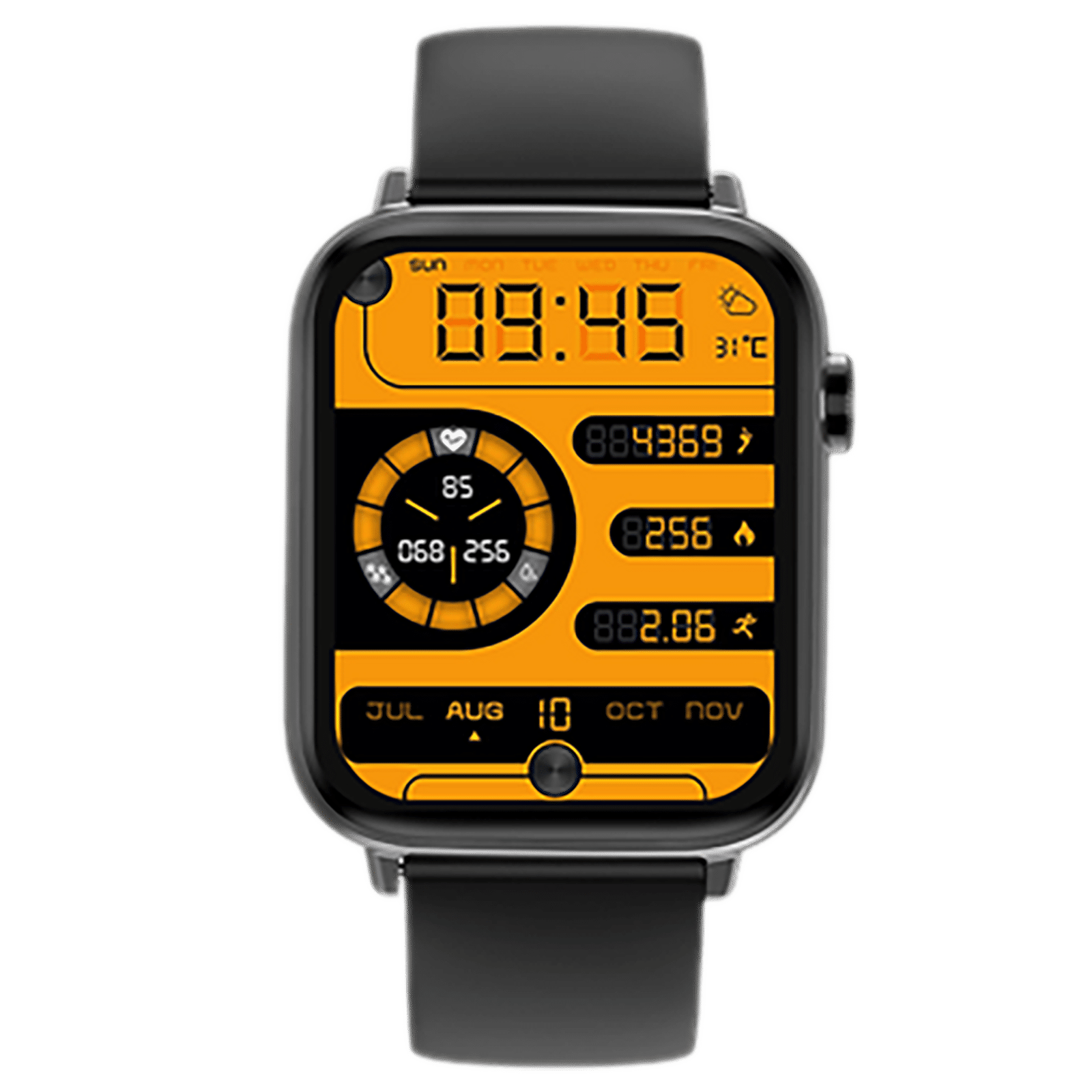 Buy FIRE-BOLTT Ninja Fit Pro Smartwatch with Bluetooth Calling (50.8mm LCD  Display, IP67 Water Resistant, Black Strap) Online - Croma