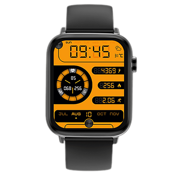 FIRE-BOLTT Ninja Fit Pro Smartwatch with Bluetooth Calling (50.8mm LCD Display, IP67 Water Resistant, Black Strap)_1