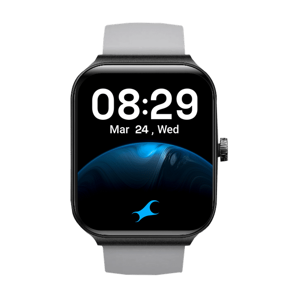 fastrack Reflex Horizon Smartwatch with Bluetooth Calling (49.5mm TFT LCD Display, IP68 Water Resistant, Grey Strap)_1