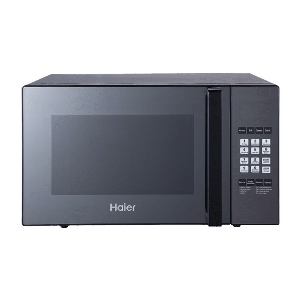 Haier 25L Convection Microwave Oven with 305 Autocook Menu (Black)_1