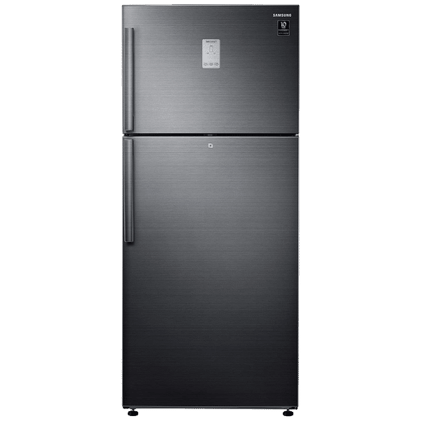 SAMSUNG 551 Litres 2 Star Frost Free Double Door Convertible Refrigerator with Twin Cooling Plus (RT56T6378BS/TL, Black Inox)_1