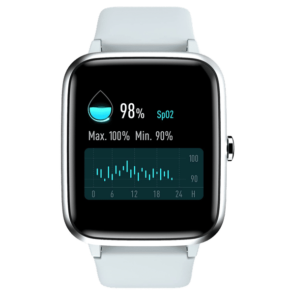 noise ColorFit Pro 2 Smartwatch with Activity Tracker (33mm LCD Display, IP68 Waterproof, Mist Grey Strap)_1