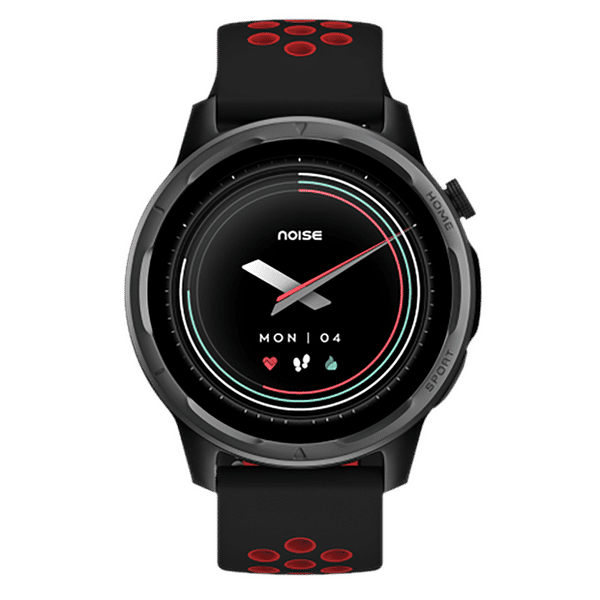 Noise HRX Bounce Smartwatch with Bluetooth Calling (35.3mm TFT Display, IP67 Water Resistant, Active Black Strap)_1