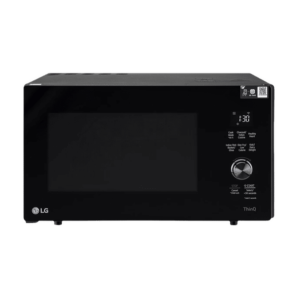 LG 28L Charcoal Convection Microwave Oven with 301 Autocook Menu (Black)_1