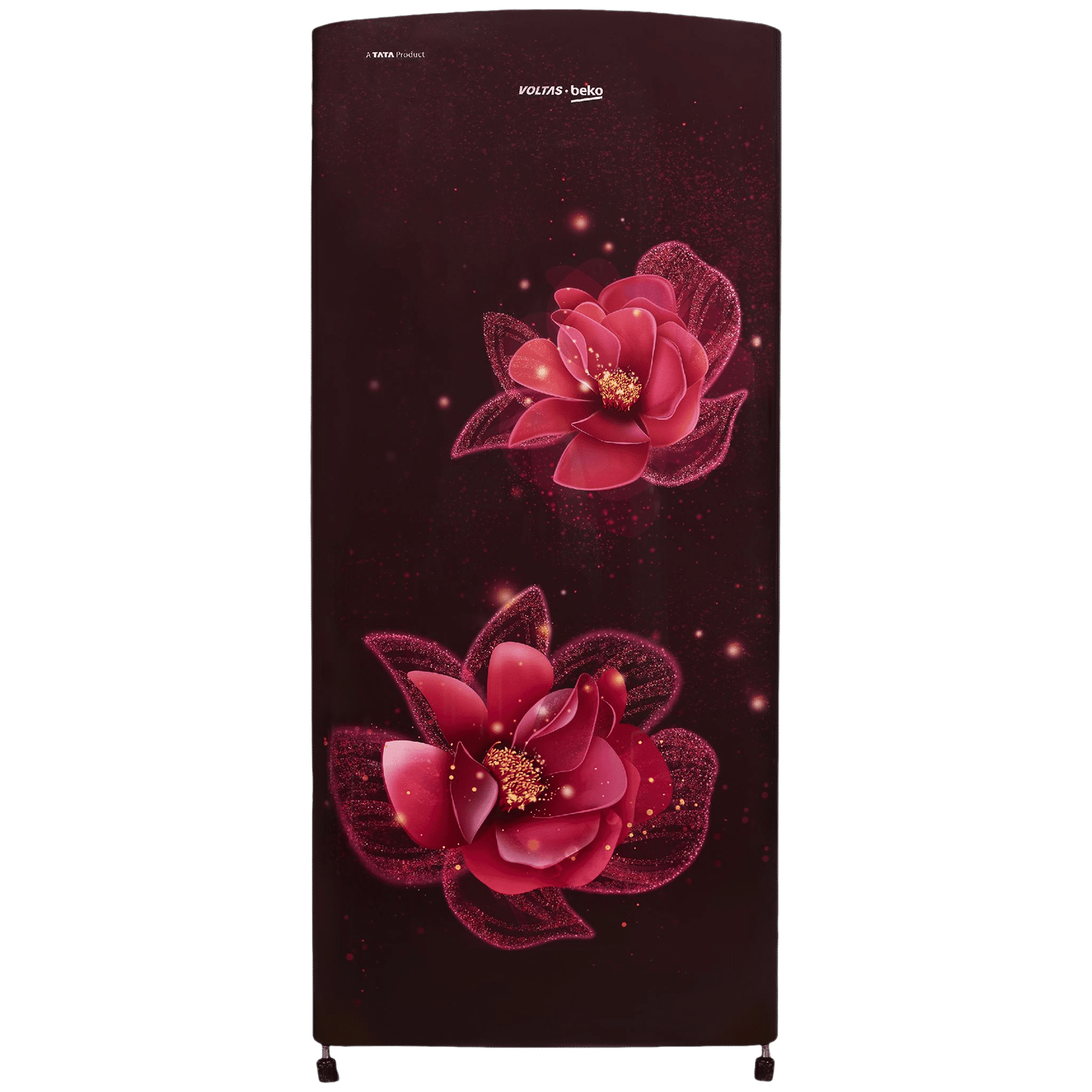 [Use IDFC BANK Credit Card EMI on Tataneu App] VOLTAS beko 183 Litres 2 Star Direct Cool Single Door Refrigerator with Reciprocating Compressor (RDC215D / S0RFR0M0, Fressia Ruby)