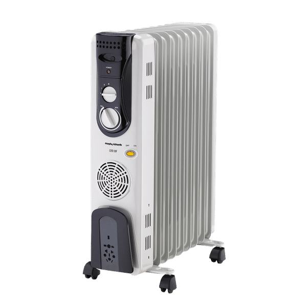 morphy richards 2900 Watt PTC Fan Oil Filled Room Heater (OFR 9F, White)_1