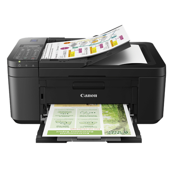 Canon Pixma E4570 Wireless Color All-in-One Printer (Automatic 2 Sided Printing, 5073C018AA, Black)_1