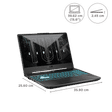 ASUS TUF Gaming F15 FX506HF-HN024WS Intel Core i5 11th Gen Gaming Laptop (8GB, 512GB SSD, Windows 11, 4GB GDDR6, 15.6 inch FHD IPS Display, MS Office 2021, Graphite Black, 2.3Kg)_2