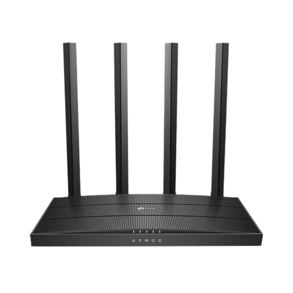 tp-link Archer C6 AC 1200 Dual Band 867 Mbps Mesh Wi-Fi Router (4 Antennas, 4 LAN Ports, Gigabit Connectivity, 150503281, Black)_1