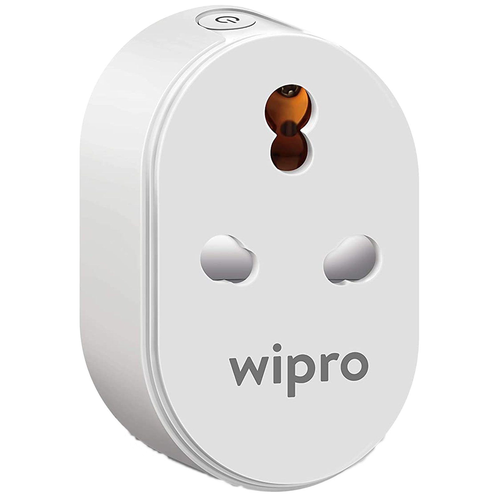 wipro Alexa and Google Assistant-Supported Smart Plug For Air Conditioners, Microwave Ovens and Geysers (Energy Monitoring, DSP1160, White)