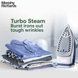 morphy richards Super Glide 2000 Watt 300ml Steam Iron (Turbo Steam Burst, 500010, Blue)_2