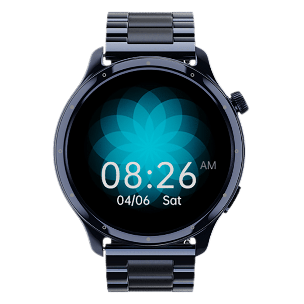 Buy noise NoiseFit Mettle Smartwatch with Bluetooth Calling (35.56mm HD  Display, IP68 Water Resistant, Elite Black Strap) Online - Croma