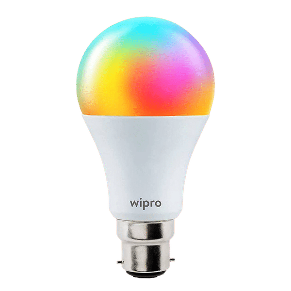wipro 9 Watts Electric Powered LED Bulb (Voice Assistant Supported, NS9400, White)_1