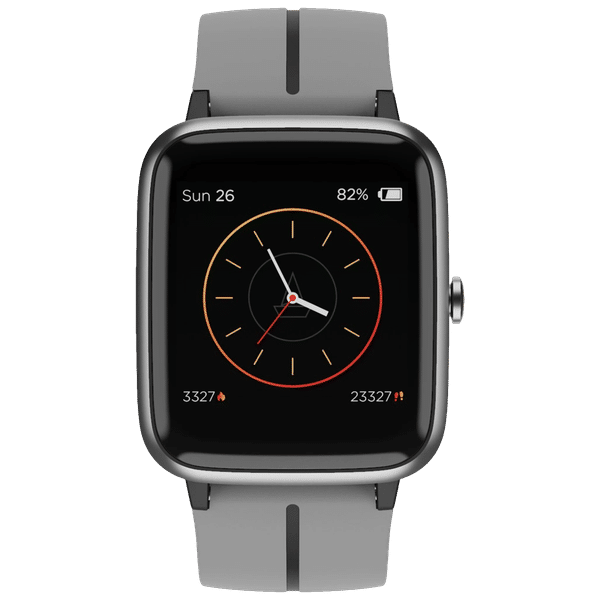 boAt Xplorer Smartwatch with Activity Tracker (33mm 2.5D Curved Display, 5ATM Water Resistant, Grey Strap)_1