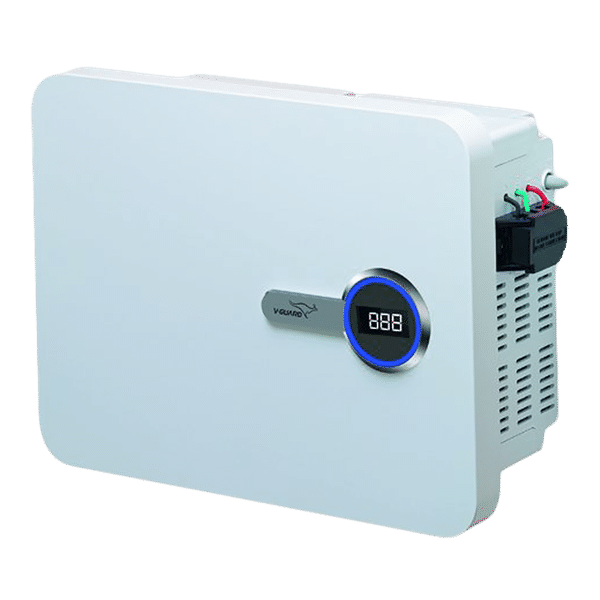 V-GUARD VWI 400 12 Amps Voltage Stabilizer For Up to 1.5 Ton Inverter Air Conditioner (130 - 280 V, Smart Digital Display, White)_1