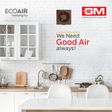 GM Eco Air 20 cm Sweep Exhaust Fan (Noiseless Fan, VFB080014BRGL, Brown)_3