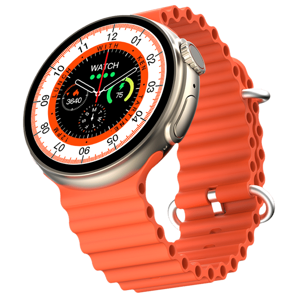 FIRE-BOLTT Cyclone Smartwatch with Bluetooth Calling (40.6mm TFT Display, IP68 Water Resistant, Orange Strap)_1