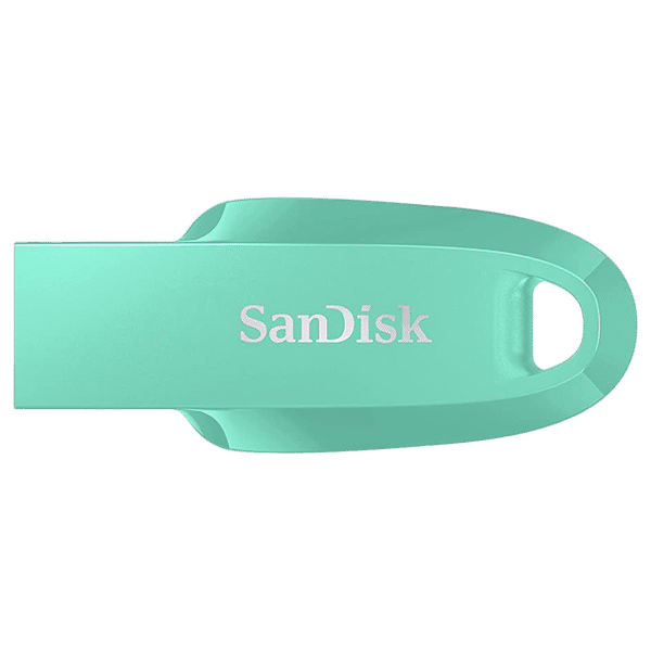 SanDisk Ultra Curve 64GB USB 3.2 Flash Drive (Built-in Keyring Loop, SDCZ550-064G-I35G, Green)_1